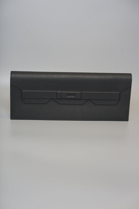 Hermes Shadow Clutch in Black (Brand New)