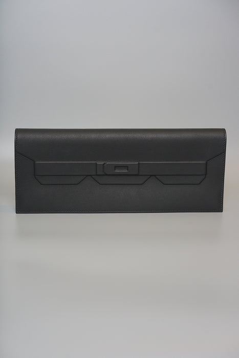 Hermes Shadow Clutch in Black (Brand New)