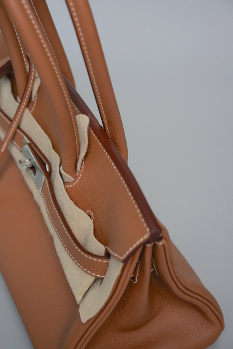 Hermes Birkin Shoulder 29 in Gold Evercolor Phw (Brand New)