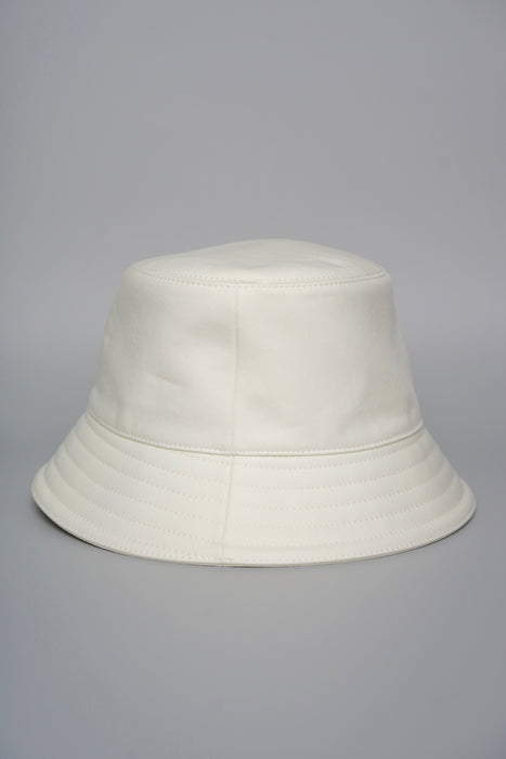 Hermes Harper Bucket Hat in Blanc Lotus Cotton Size 56 (Brand New)
