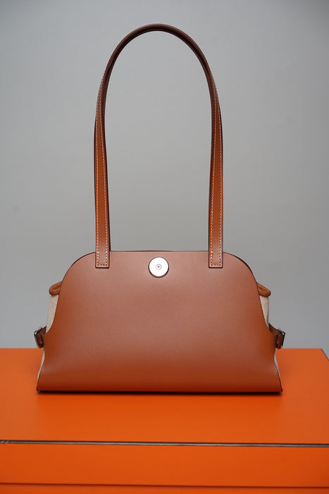 Hermes Tablier Sellier Bag in Fauve/Gold/Ecru/Beige Phw (Brand New)