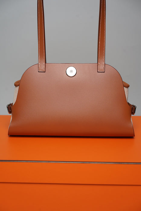Hermes Tablier Sellier Bag in Fauve/Gold/Ecru/Beige Phw (Brand New)