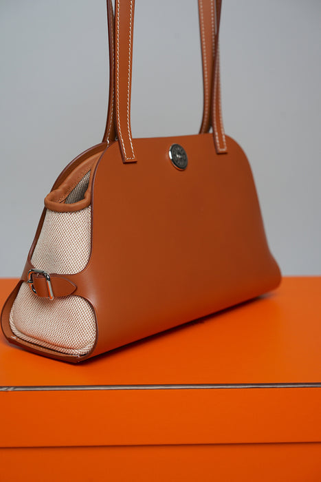 Hermes Tablier Sellier Bag in Fauve/Gold/Ecru/Beige Phw (Brand New)