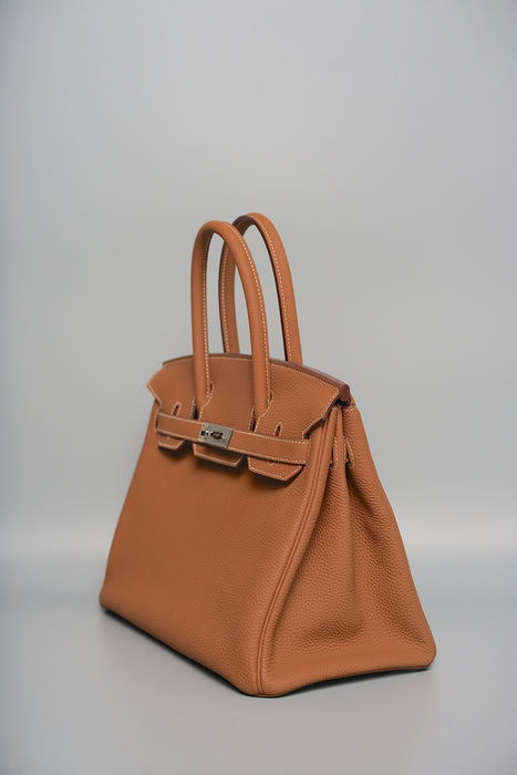 Hermes Birkin 30 in Gold Togo Phw