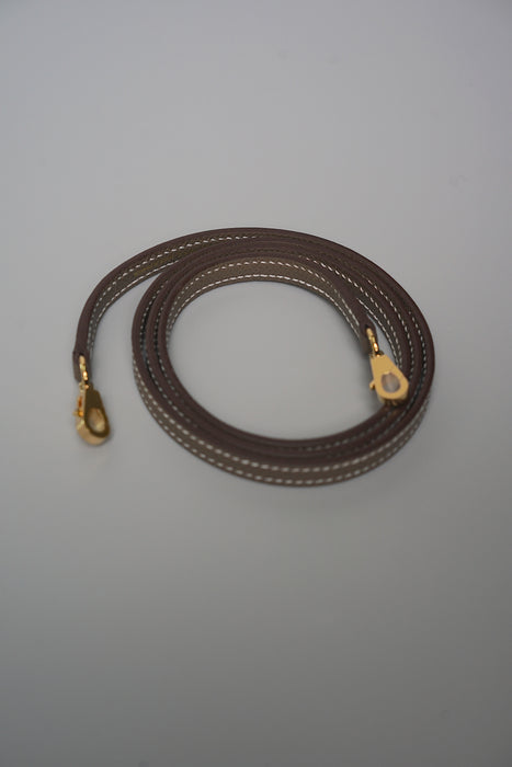 Hermes Kelly 20 in Etoupe Epsom Ghw (Brand New)