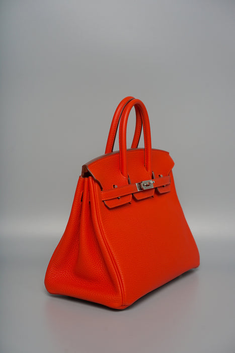 Hermes Birkin 25 in Capucine Togo Phw