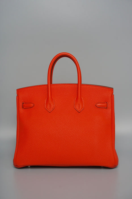 Hermes Birkin 25 in Capucine Togo Phw