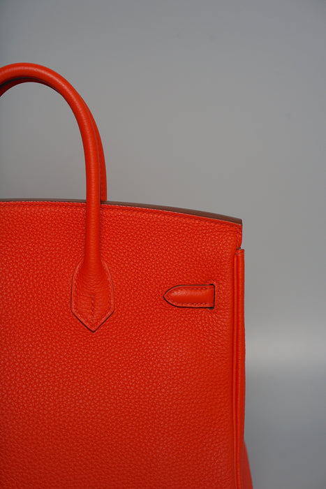 Hermes Birkin 25 in Capucine Togo Phw