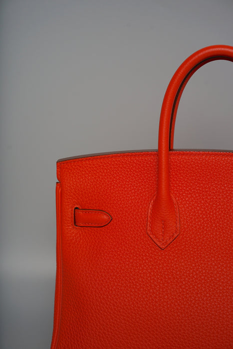 Hermes Birkin 25 in Capucine Togo Phw