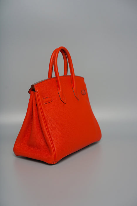 Hermes Birkin 25 in Capucine Togo Phw