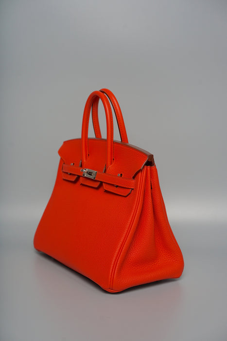 Hermes Birkin 25 in Capucine Togo Phw