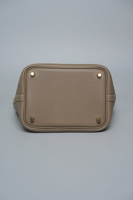 Hermes Picotin 18 in Etoupe Ghw (Brand New)