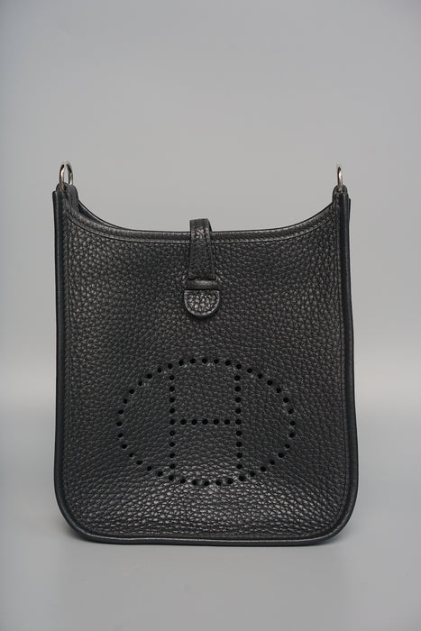 Hermes Mini Evelyne in Black Phw