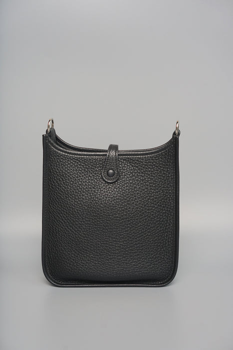 Hermes Mini Evelyne in Black Phw