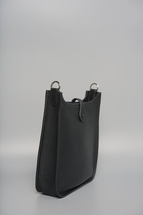Hermes Mini Evelyne in Black Phw