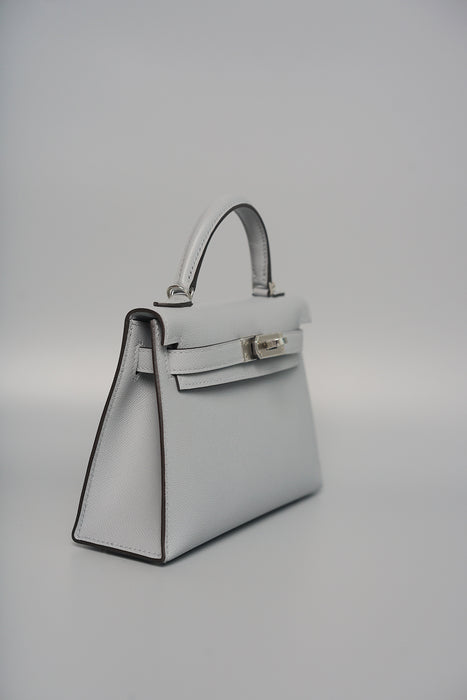 Hermes Kelly 20 in Gris Pantin Madame Phw (Brand New)