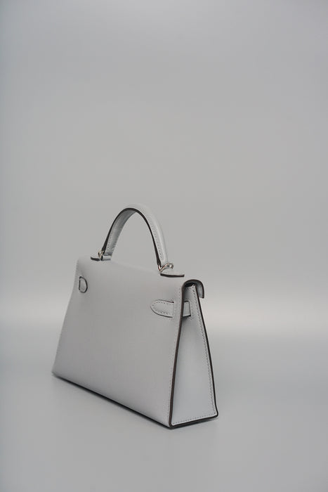 Hermes Kelly 20 in Gris Pantin Madame Phw (Brand New)