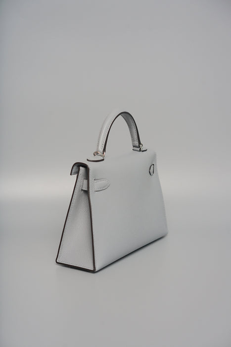 Hermes Kelly 20 in Gris Pantin Madame Phw (Brand New)