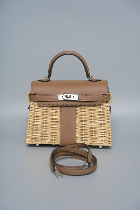 Hermes Kelly Mini Picnic in Alezan Phw (Brand New)