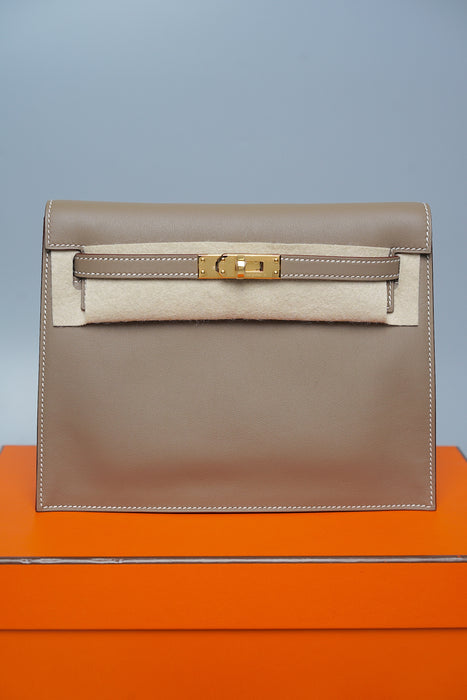 Hermes Kelly Danse in Etoupe Ghw (Brand New)