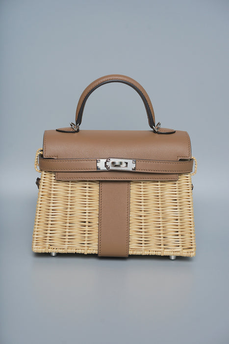 Hermes Kelly Mini Picnic in Alezan Phw (Brand New)