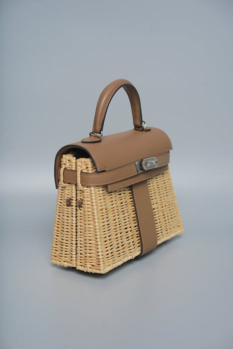 Hermes Kelly Mini Picnic in Alezan Phw (Brand New)