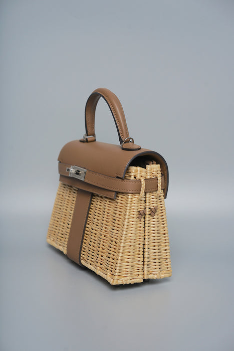 Hermes Kelly Mini Picnic in Alezan Phw (Brand New)