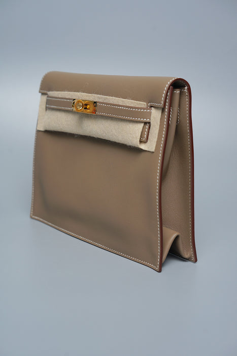 Hermes Kelly Danse in Etoupe Ghw (Brand New)