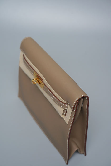 Hermes Kelly Danse in Etoupe Ghw (Brand New)