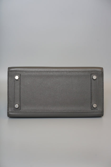 Hermes Birkin 25 Sellier in Graphite Madame Phw (Brand New)