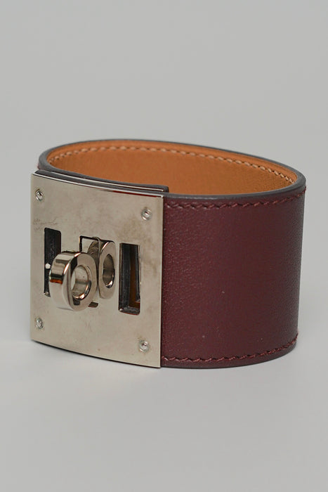 Hermes Kelly Dog in Burgundy Phw T1