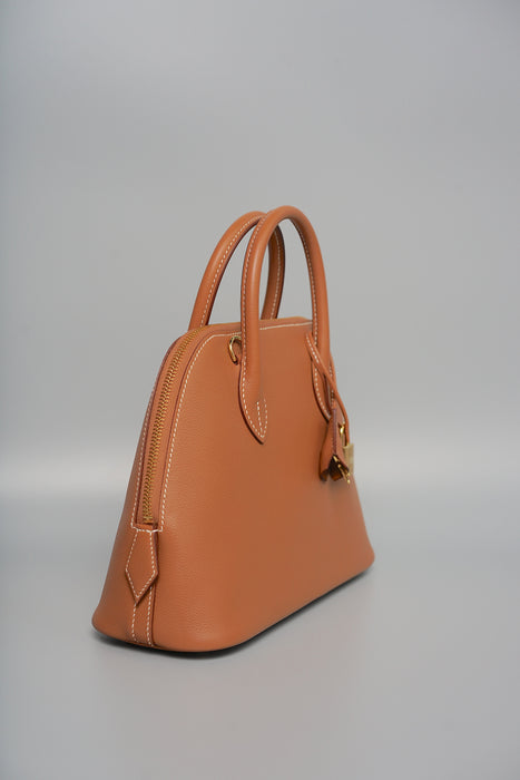 Hermes Bolide 25 Evercolor in Gold Ghw (Brand New)