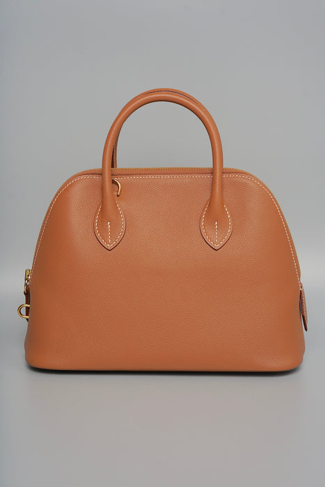 Hermes Bolide 25 Evercolor in Gold Ghw (Brand New)