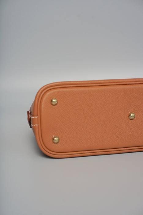 Hermes Bolide 25 Evercolor in Gold Ghw (Brand New)
