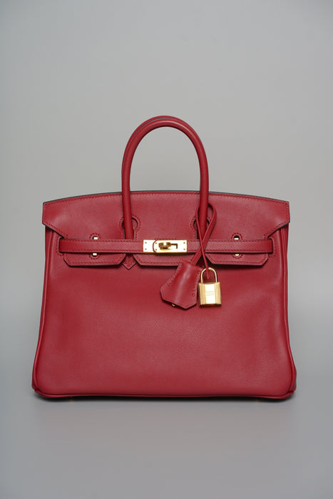 Hermes Birkin 35 in Rouge Grenat Togo Ghw