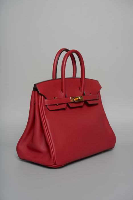 Hermes Birkin 35 in Rouge Grenat Togo Ghw