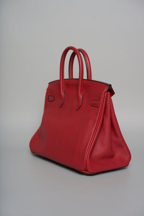 Hermes Birkin 35 in Rouge Grenat Togo Ghw