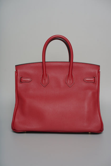 Hermes Birkin 35 in Rouge Grenat Togo Ghw