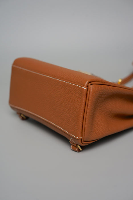 Hermes Kelly 22 Ado Backpack in Gold Ghw (Brand New)