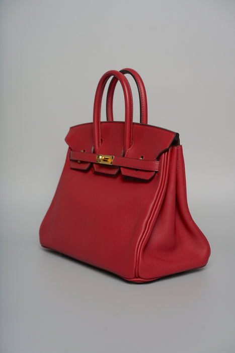 Hermes Birkin 35 in Rouge Grenat Togo Ghw