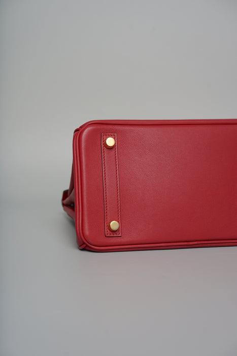 Hermes Birkin 35 in Rouge Grenat Togo Ghw