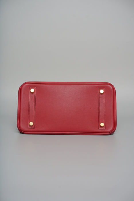 Hermes Birkin 35 in Rouge Grenat Togo Ghw