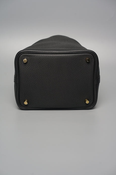 Hermes Picotin 18 in Black Ghw