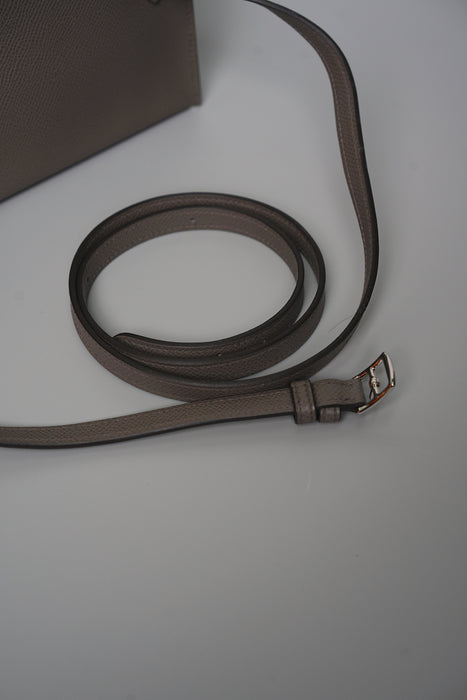 Hermes Snap Wallet in Gris Etain Phw (Brand New)