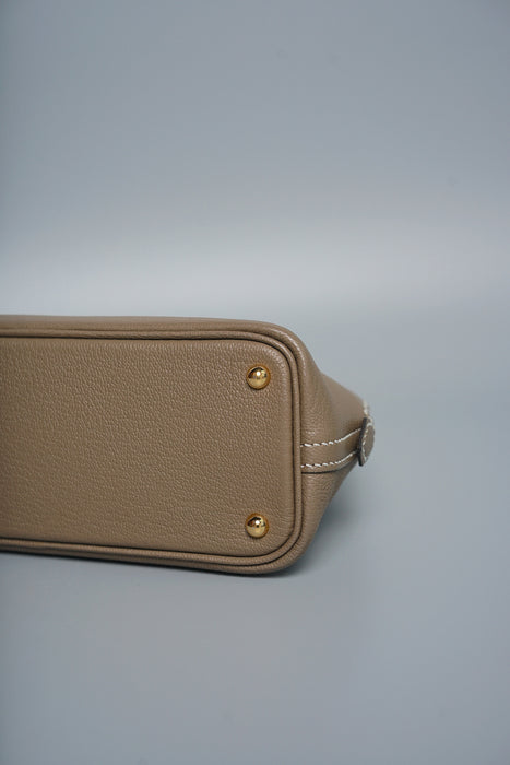 Hermes Mini Bolide in Etoupe Phw