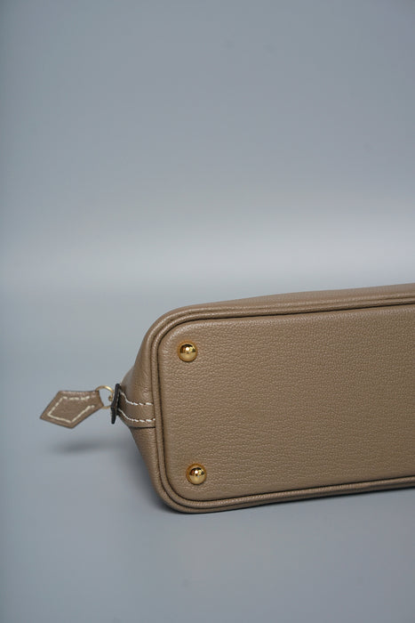 Hermes Mini Bolide in Etoupe Phw