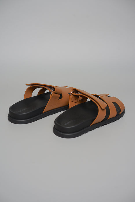 Hermes Chypre Sandals in Natural Size 37.5 (Brand New)