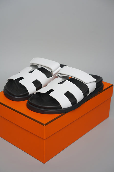 Hermes Chypre Sandal in Blanc Size 37.5 (Brand New)