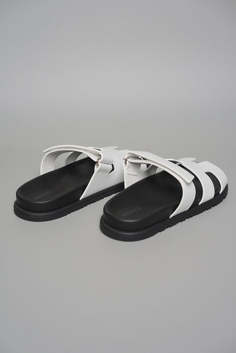 Hermes Chypre Sandal in Blanc Size 37.5 (Brand New)