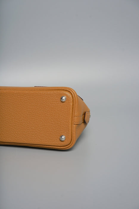 Hermes Mini Bolide in Imprime Caramel Chevre Phw (Brand New)